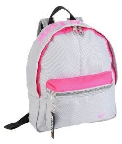 Nike - Mini Black Backpack - Pink and Grey